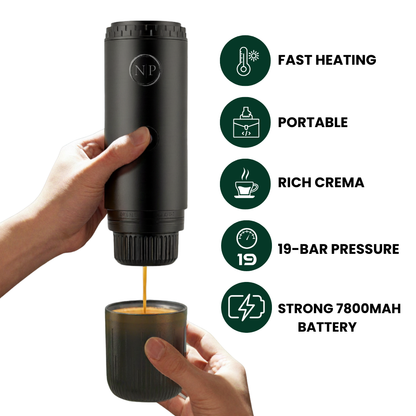 Noir Press- Portable Espresso Machine