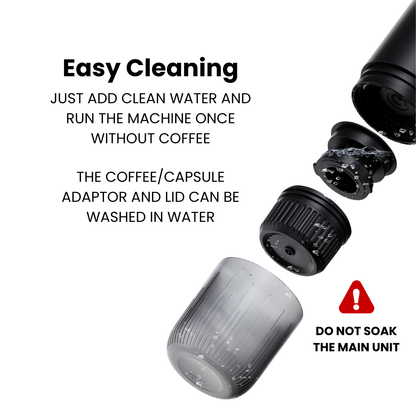 Noir Press- Portable Espresso Machine