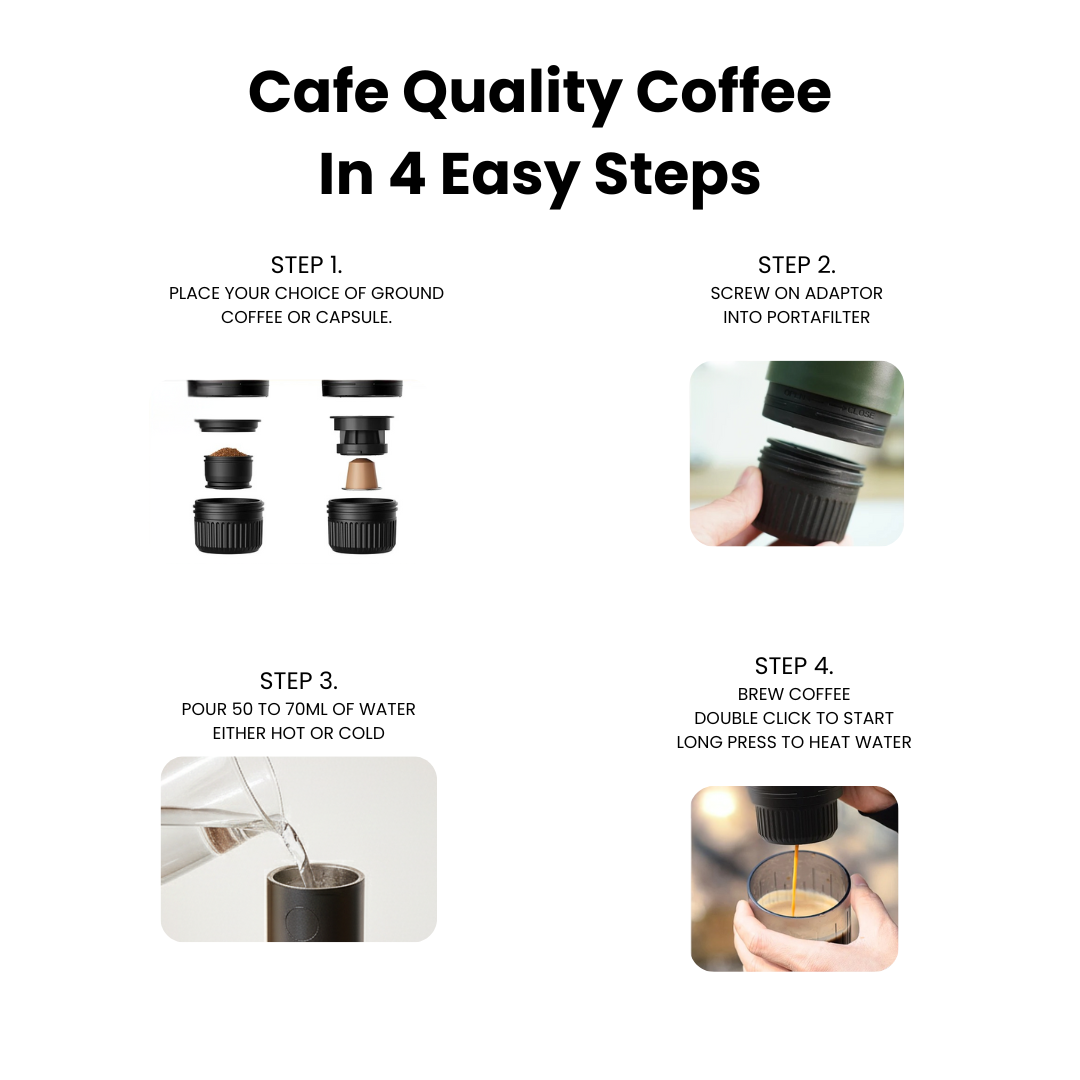 Noir Press- Portable Espresso Machine